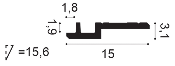 C395- Concealed Light Moulding