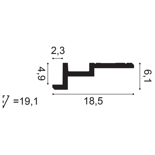 C396- Concealed Light Moulding