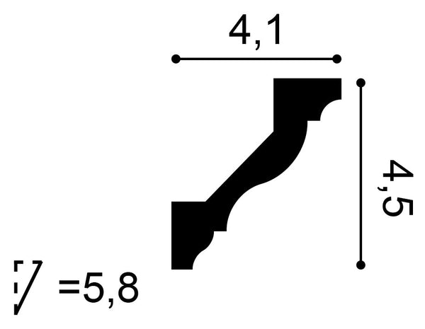 CX110F- Flexible Cornice Moulding