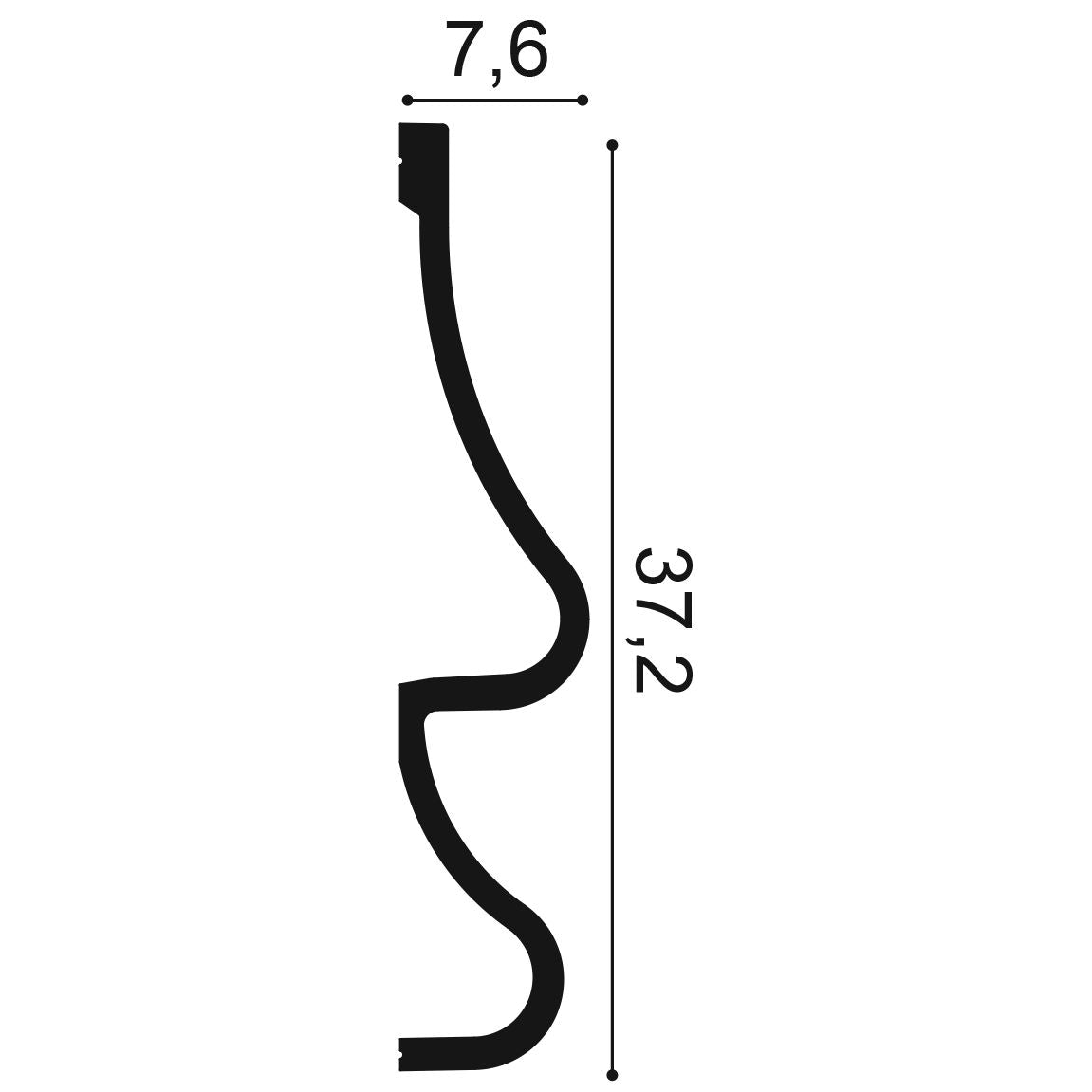 P3071- Wall Moulding