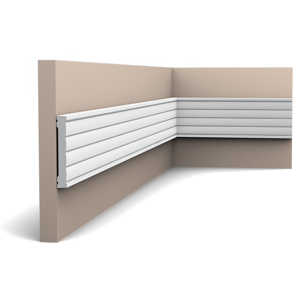 Orac Decor,Orac Decor- P5020F-Wall Panel Moulding Flex  200x1.3x9.1   (cm) £33.775 /m,Wall Moulding
