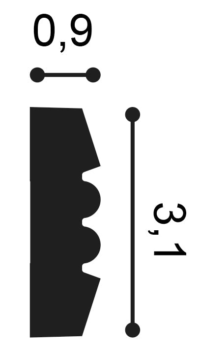 P5021F- Flexible Wall Moulding