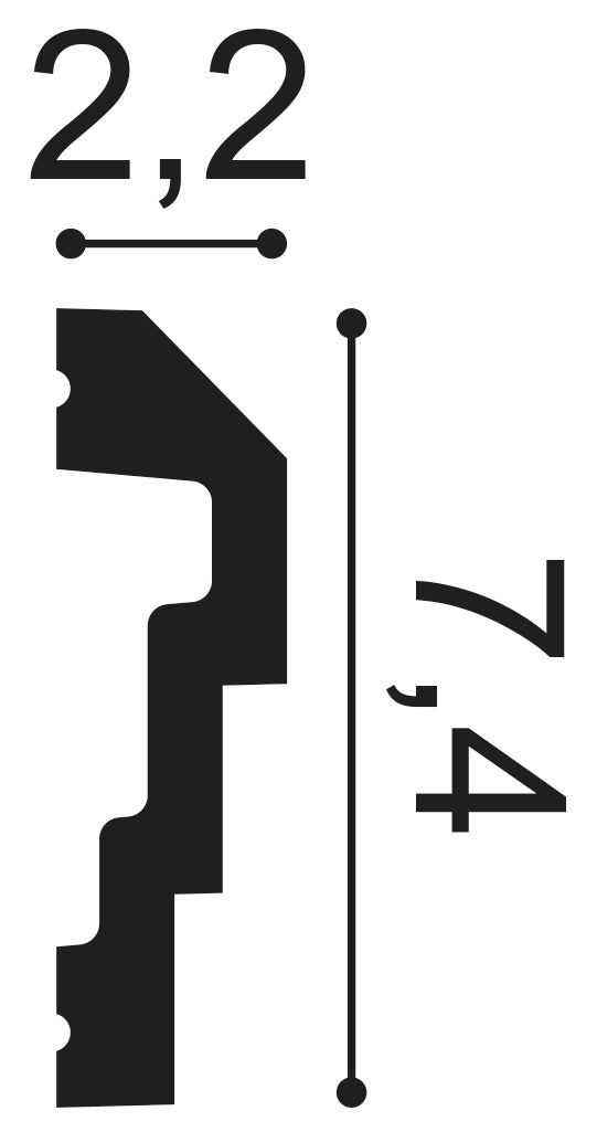 P7070F- Flexible Wall Moulding