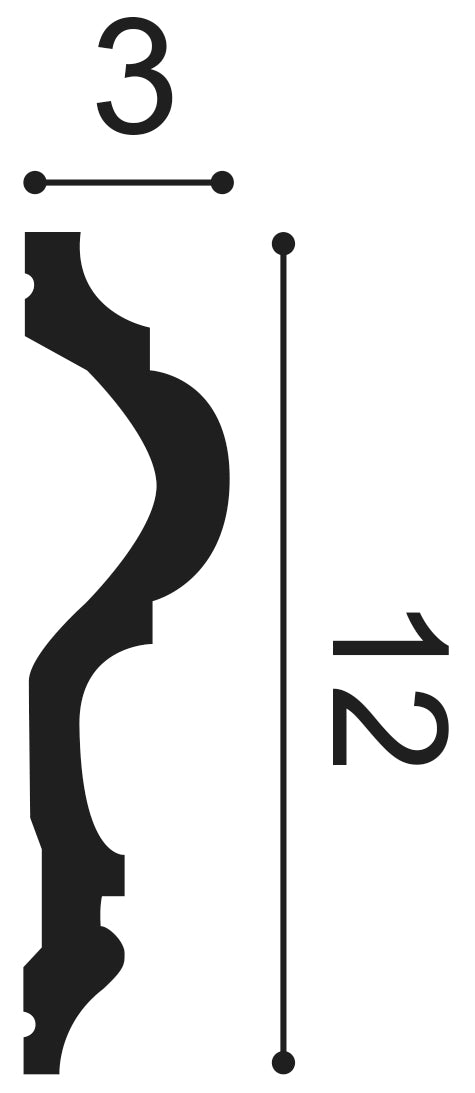 P8050F- Flexible Wall Moulding