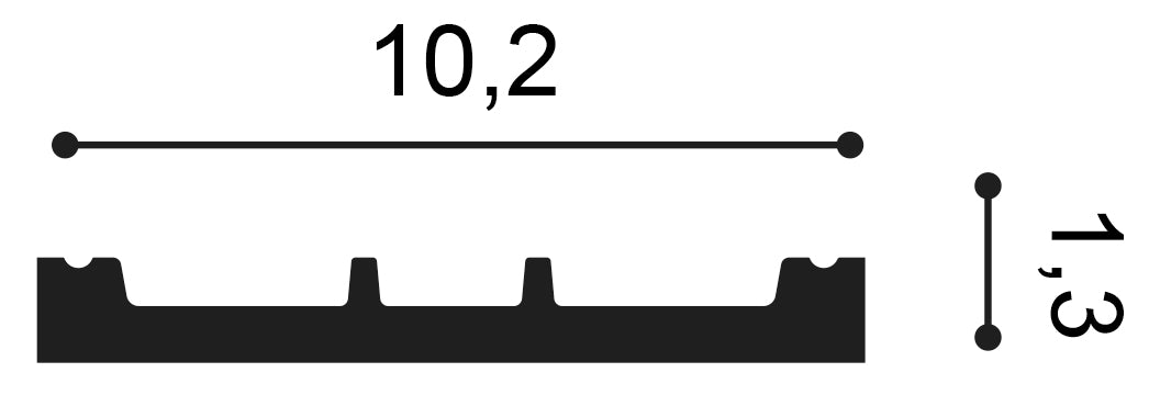 SX163F- Flexible Cornice Moulding