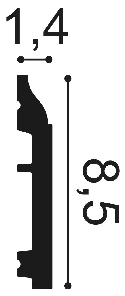 SX172F- Flexible Skirting Board