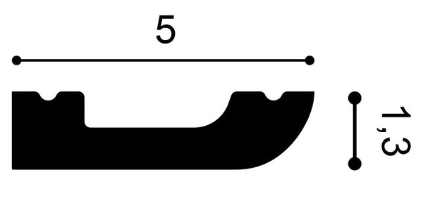 SX182F- Flexible Cornice Moulding