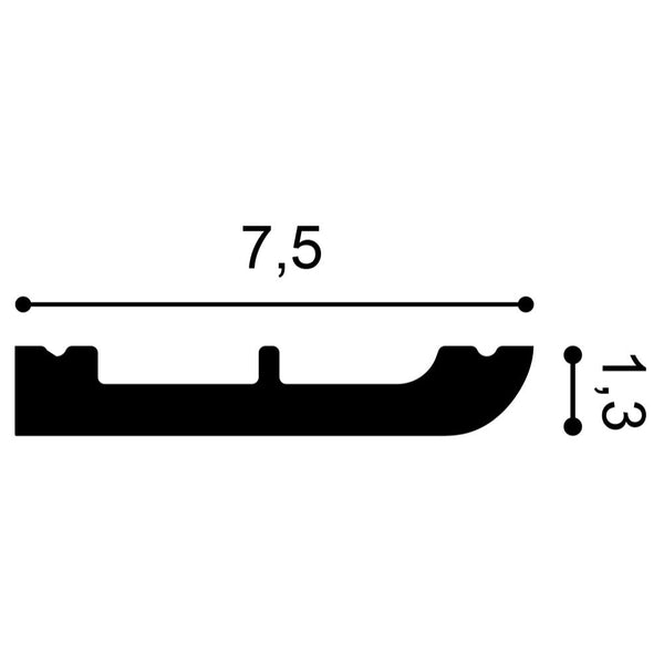 SX183F- Flexible Wall Moulding