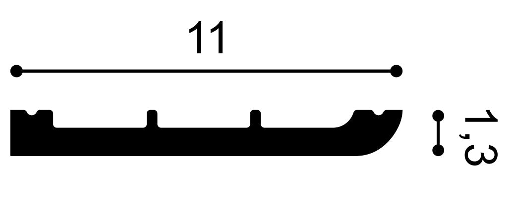 SX184F- Flexible Cornice Moulding