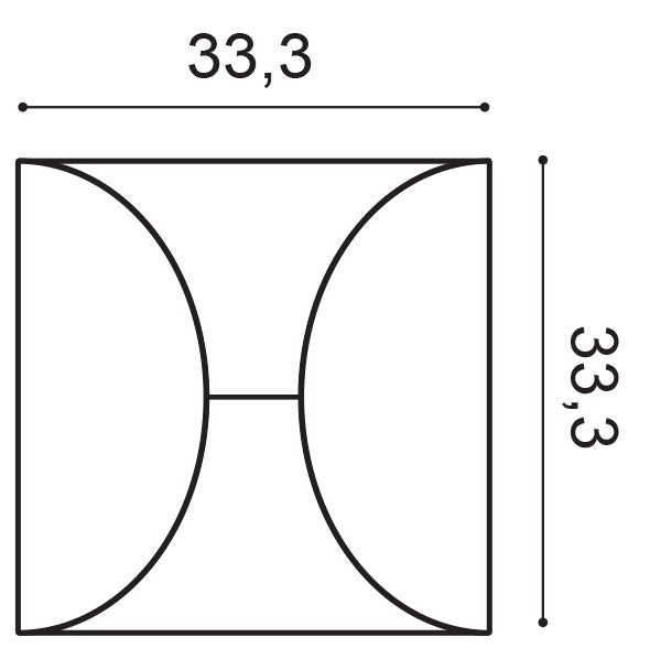 W107- 3D Wall Panel