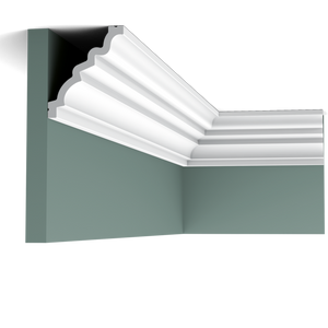 Orac Decor,Orac Decor- C326F-Cornice Moulding Flex 200x9.0x10.5   (cm) £34.38 /m,Cornice Moulding